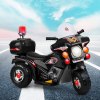 rigo kids electric ride on police motorcycle motorbike 6v battery black