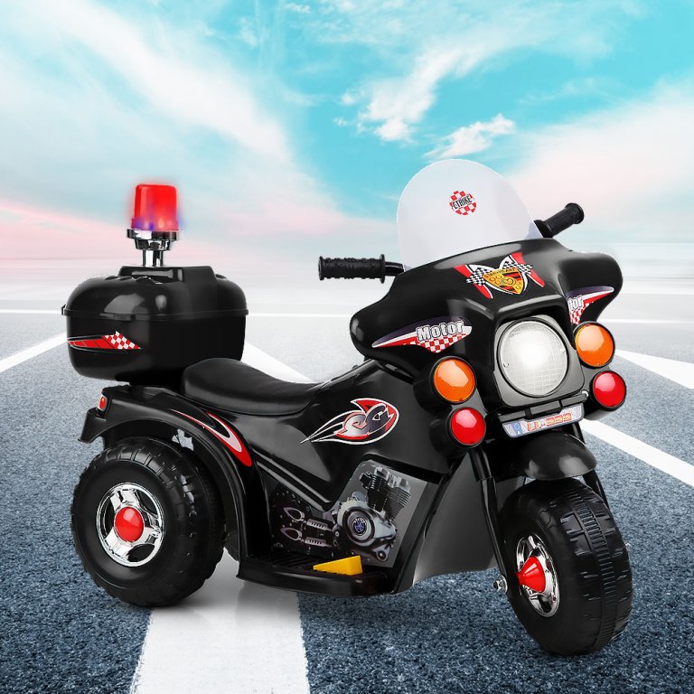 rigo kids electric ride on police motorcycle motorbike 6v battery black rigo kids electric ride on police motorcycle motorbike 6v battery black
