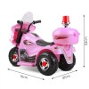 rigo kids electric ride on police motorcycle motorbike 6v battery pink