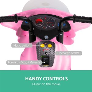 rigo kids electric ride on police motorcycle motorbike 6v battery pink rigo kids electric ride on police motorcycle motorbike 6v battery pink