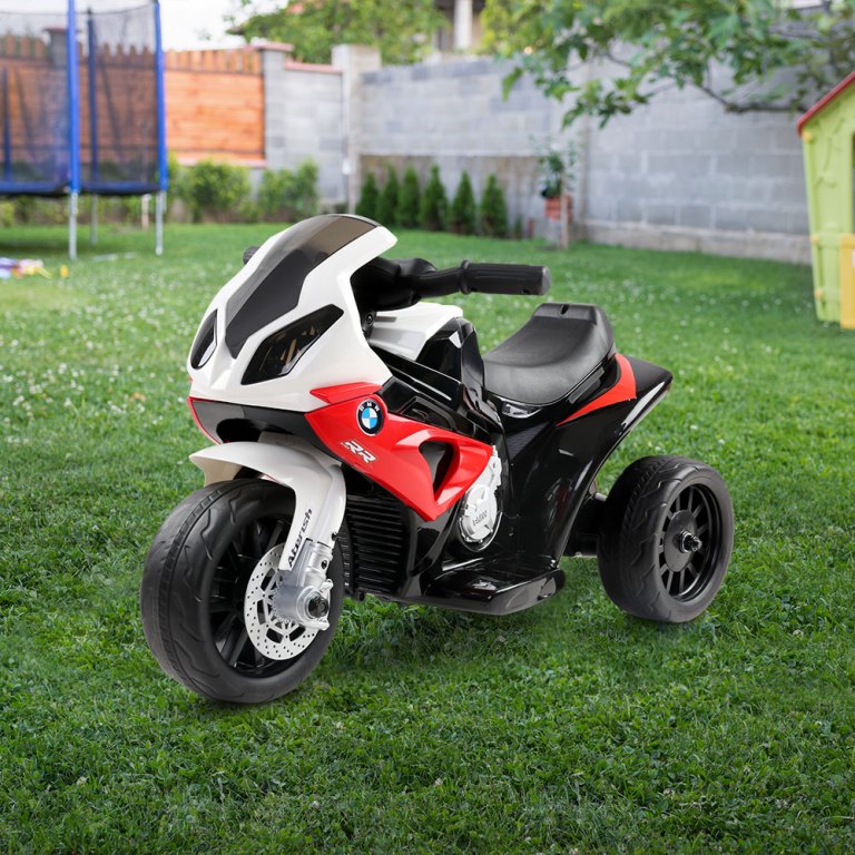 kids electric ride on car police motorcycle motorbike bmw licensed s1000rr red