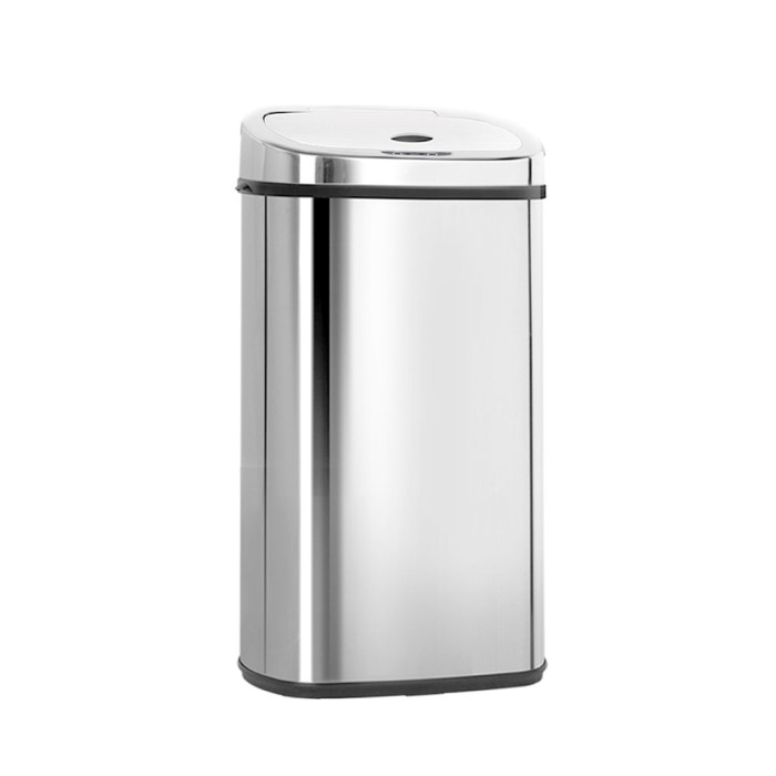 Devanti 50L Motion Sensor Bin Rubbish Automatic Silver Devanti 50L Motion Sensor Bin Rubbish Automatic Silver