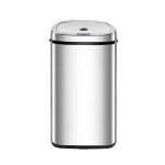 devanti 50l motion sensor bin rubbish automatic silver