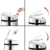 devanti 50l motion sensor bin rubbish automatic silver devanti 50l motion sensor bin rubbish automatic silver