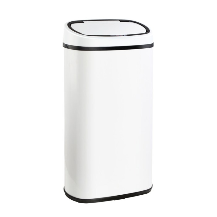 Devanti 58L Motion Sensor Bin Rubbish Automatic White Devanti 58L Motion Sensor Bin Rubbish Automatic White