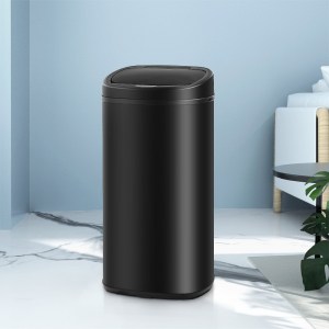 devanti 68l motion sensor bin rubbish automatic black