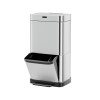 Devanti 70L Motion Sensor Bin Pedal Bins Automatic Siver Devanti 70L Motion Sensor Bin Pedal Bins Automatic Siver