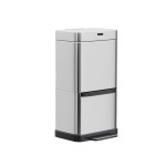 devanti 70l motion sensor bin pedal bins automatic siver devanti 70l motion sensor bin pedal bins automatic siver
