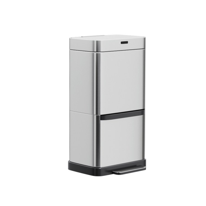 devanti 70l motion sensor bin pedal bins automatic siver devanti 70l motion sensor bin pedal bins automatic siver