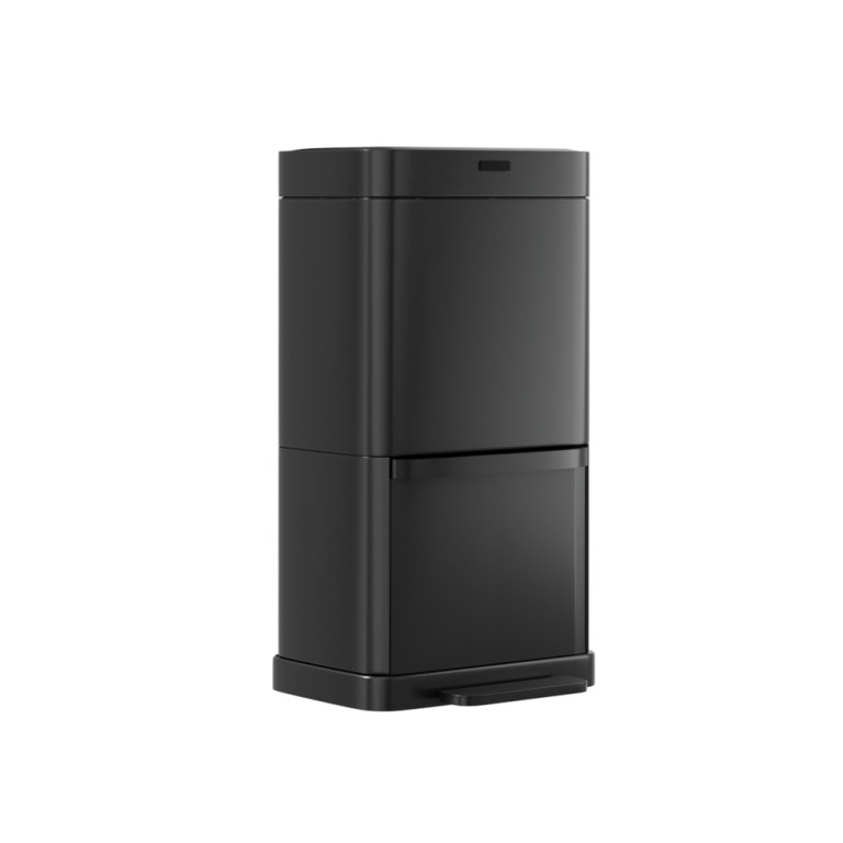 devanti 70l motion sensor bin pedal bins automatic black
