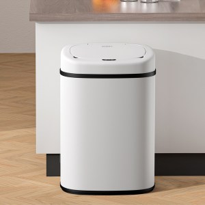 devanti 82l motion sensor bin rubbish automatic white