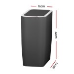 devanti 9l motion sensor bin rubbish automatic ash black devanti 9l motion sensor bin rubbish automatic ash black