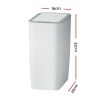 devanti 9l motion sensor bin rubbish automatic white