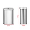 devanti 50l sensor bin motion rubbish automatic silver devanti 50l sensor bin motion rubbish automatic silver