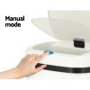 devanti 50l sensor bin motion rubbish automatic white