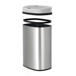 devanti 60l sensor bin motion rubbish automatic silver devanti 60l sensor bin motion rubbish automatic silver