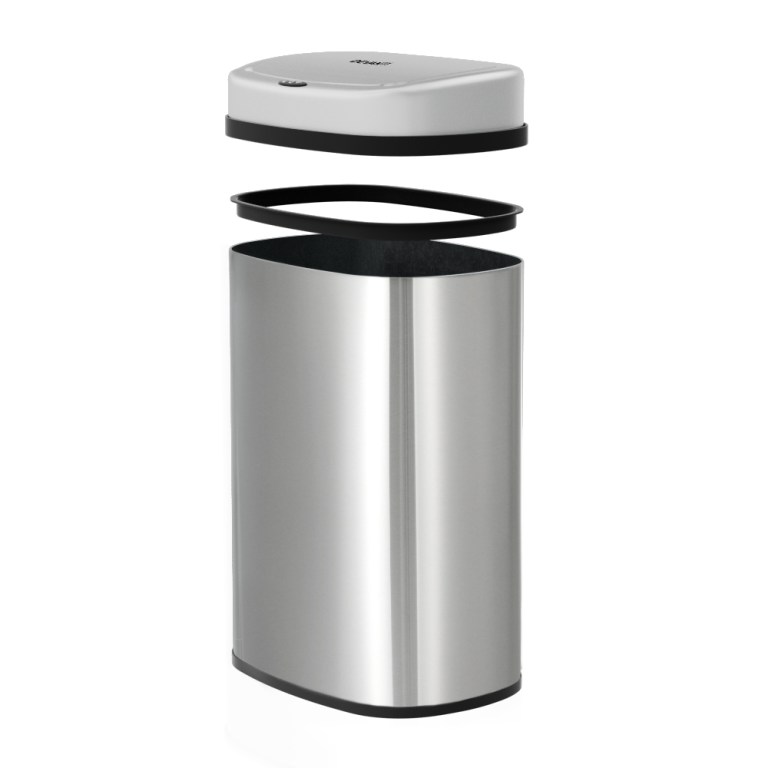 devanti 60l sensor bin motion rubbish automatic silver devanti 60l sensor bin motion rubbish automatic silver