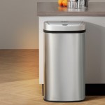 devanti 60l sensor bin motion rubbish automatic silver devanti 60l sensor bin motion rubbish automatic silver