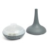essential oil diffuser ultrasonic humidifier aromatherapy led light 200ml 3 oils matte grey essential oil diffuser ultrasonic humidifier aromatherapy led light 200ml 3 oils matte grey