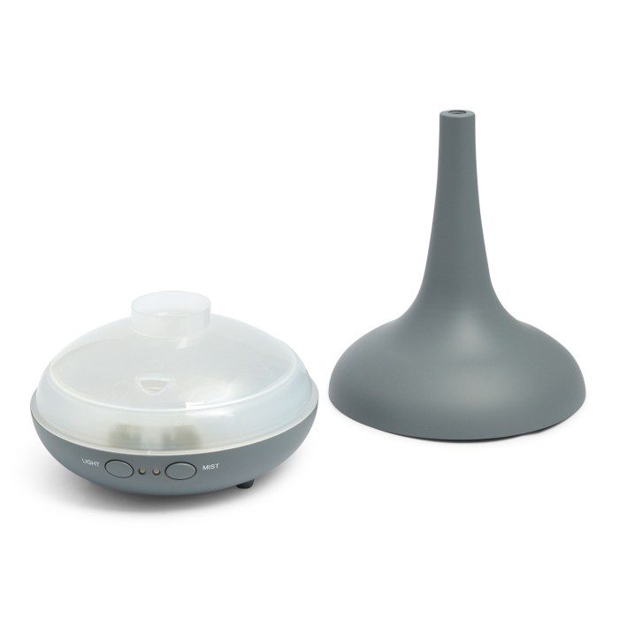 essential oil diffuser ultrasonic humidifier aromatherapy led light 200ml 3 oils matte grey essential oil diffuser ultrasonic humidifier aromatherapy led light 200ml 3 oils matte grey
