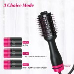 hot air one step hair dryer negative ion anti frizz blowout for drying,straightening, curling and volumizer (au plug)