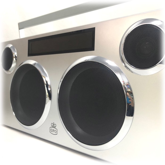 gpo manhattan retro boombox style bluetooth party pa speaker portable gpo manhattan retro boombox style bluetooth party pa speaker portable