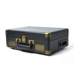 mbeat uptown retro turntable and cassette player with bluetooth speakers