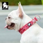 floral collar poppy red xs floral collar poppy red xs
