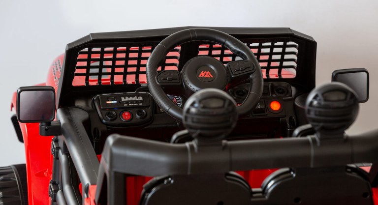 jeep inspired remote controlled ride on electric car (red) jeep inspired remote controlled ride on electric car (red)