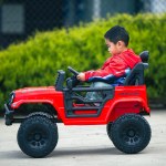 jeep inspired remote controlled ride on electric car (red) jeep inspired remote controlled ride on electric car (red)