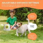 hyper fetch maxi dog ball thrower large interactive pet toy launcher