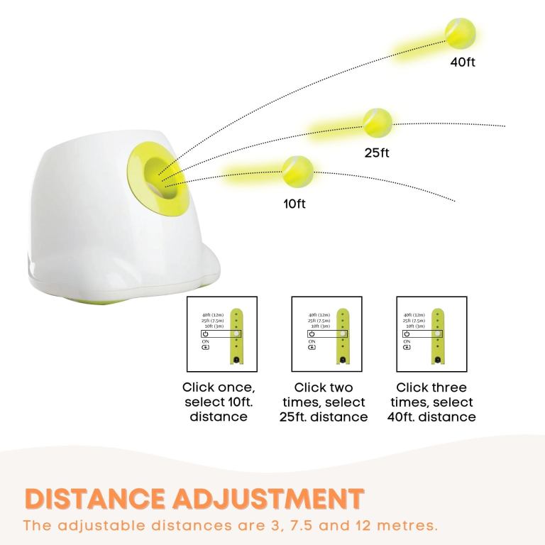 hyper fetch maxi dog ball thrower large interactive pet toy launcher
