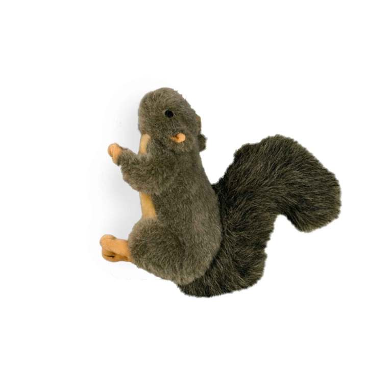 dog plush toy squirrel squeaky interactive small life like pet puppy play