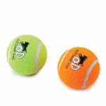 6 pack squeaking tennis ball 6.5cm squeaky dog puppy play fetch outdoor toy