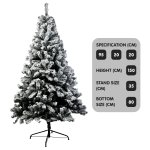 christabelle snow tipped artificial christmas tree 1.5m 550 tips