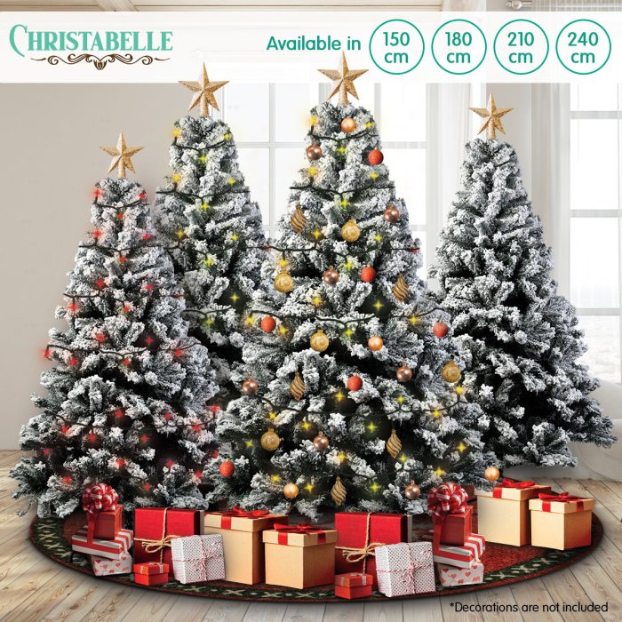 christabelle snow tipped artificial christmas tree 1.5m 550 tips