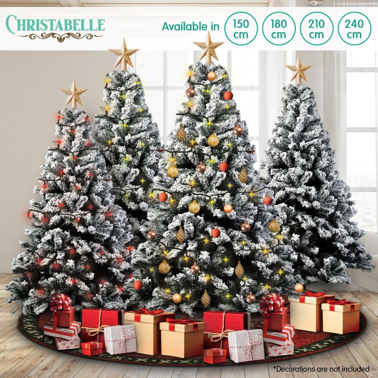 christabelle snow tipped artificial christmas tree 1.5m 550 tips