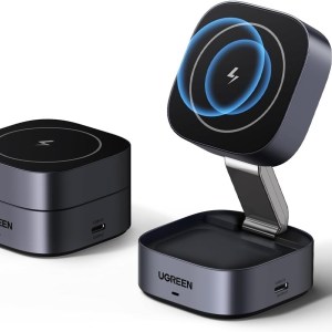 ugreen 35278 2 in 1 magsafe wireless charger with stand