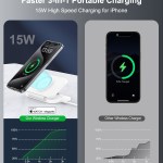 choetech t616 f wh 3in1 magnetic foldable wireless charger white