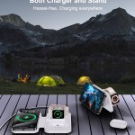 choetech t616 f wh 3in1 magnetic foldable wireless charger white
