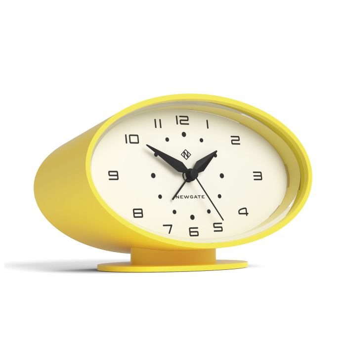 newgate ronnie alarm clock yellow