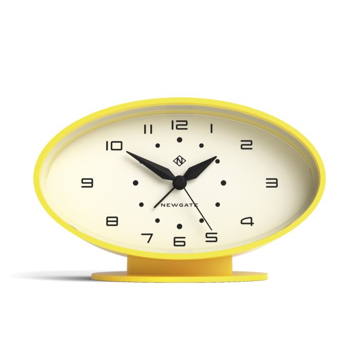 newgate ronnie alarm clock yellow