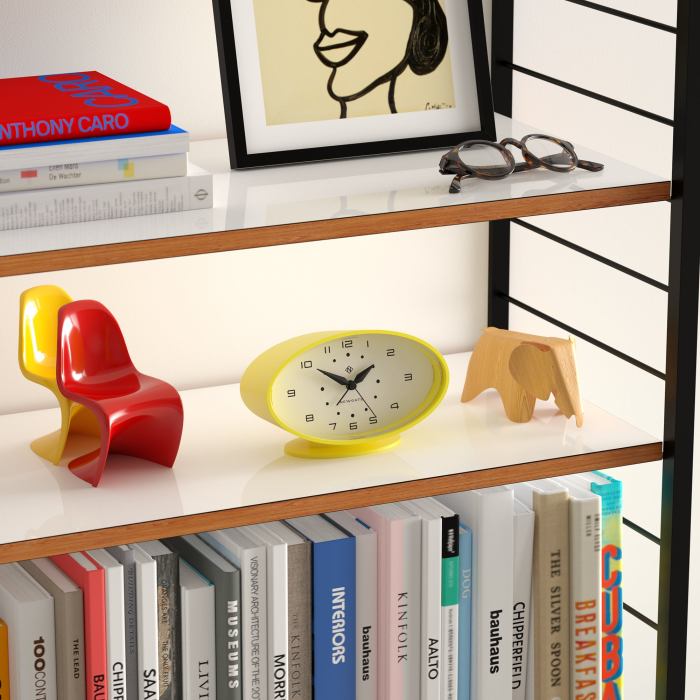 newgate ronnie alarm clock yellow