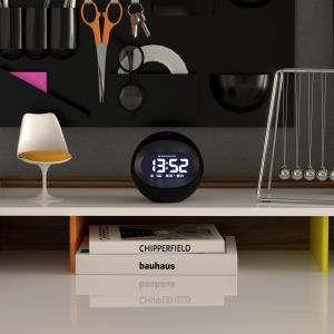newgate centre of the earth lcd alarm clock black newgate centre of the earth lcd alarm clock black