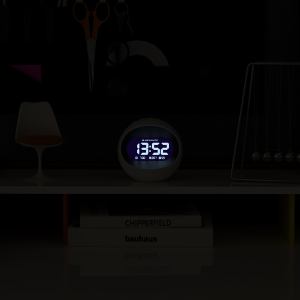 newgate centre of the earth lcd alarm clock white newgate centre of the earth lcd alarm clock white
