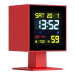 newgate monolith lcd alarm clock fire engine red newgate monolith lcd alarm clock fire engine red