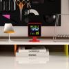 newgate monolith lcd alarm clock fire engine red newgate monolith lcd alarm clock fire engine red