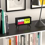 newgate spectronoma lcd alarm clock matte black newgate spectronoma lcd alarm clock matte black