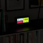 newgate spectronoma lcd alarm clock matte black newgate spectronoma lcd alarm clock matte black