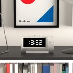 newgate pil led alarm clock white newgate pil led alarm clock white